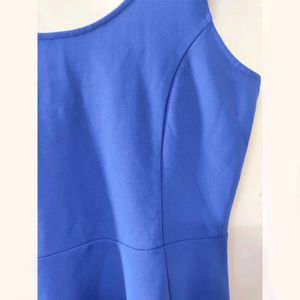 H&amp;M Royal Blue Skater Dress