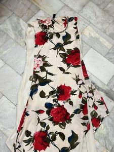 Floral Print Kurta