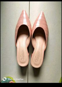 Elegant Pink Mules