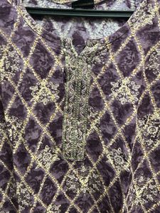 Elegant Purple Kurta