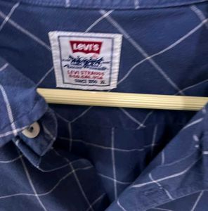 Levi&#39;s Blue Checked Shirt