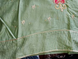 Elegant Green Embroidered Kurta Set