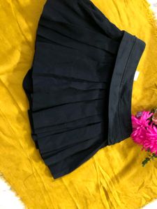 Cute Plane Bule Mini Skirt