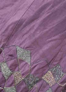 purple lehenga