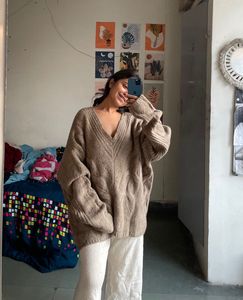 Cozy Knit V-Neck Sweater