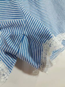 Sky blue and White  Strips Nightsuits(Women&#39;s)