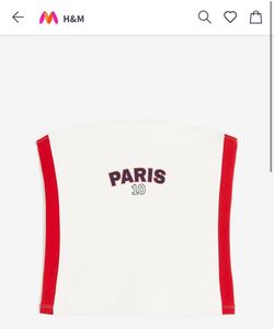 H&amp;M 'Paris' Tube Top