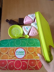 Toys Velcro Cake, Fruits And Star Link