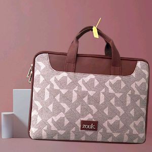 Brand New Zouk Brown Laptop Bag