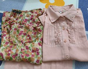 Combo Of 2 Tops For Girls- Size- 36