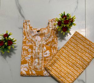 Kurti With Plazzo Set