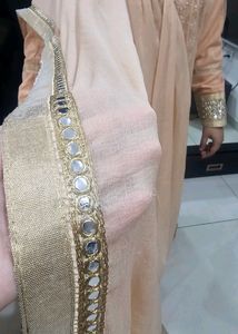 4 PIECE MIRROR WORK KURTA AND BOTTOM WITH JACKET