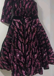 kids Sequin Party Dress