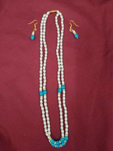 Elegant Pearl Necklace Set