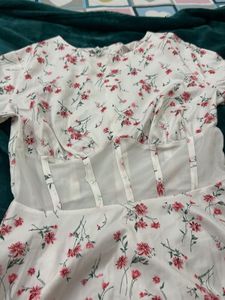 Floral Print Mini Dress