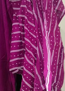 Purple Printed Kurta