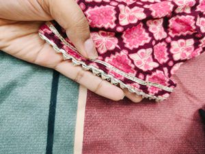 Maroon Salwar Kurta Set