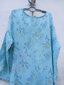 Avaasa Blue Printed Kurthi💙 Only ₹99 [XS 82cm]