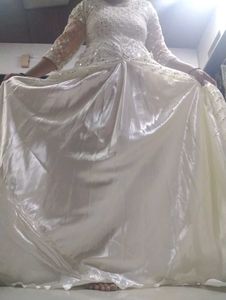 Elegant Off-White Embroidered Anarkali
