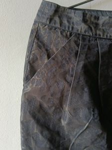 GAP LEOPARD PRINT LEATHER SKIRT