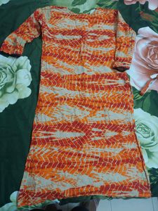 Shibori Print Pure  Soft Cotton Kurti