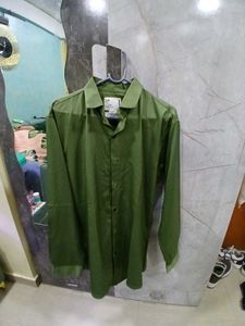 Olive Green Dress Shirt