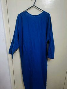 Elegant Blue Embroidered Kurta