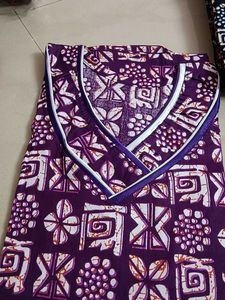 ALINE V NEACK COTTON NIGHTY