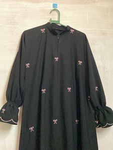 Black Dress with Bows