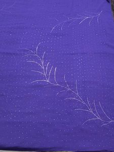 Vintage Mukesh Hand work Saree