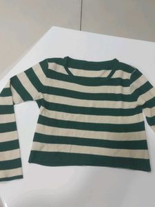 Striped Knit Sweater