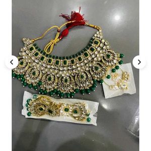 Emerald Bridal Jewelry Set
