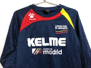 Kelme Blue Long Sleeve T Shirt