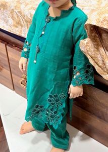 Pakistani Suit For Baby Girl