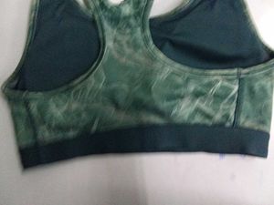 Nike Dri-Fit Green Racerback Sports Bra Women&#39;s
