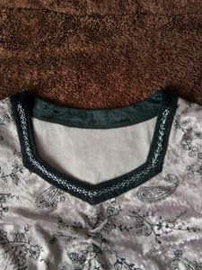 Velvet Floral Top