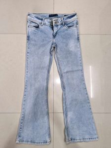 Y2K Light Wash Low Waisted Jeans