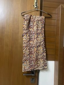 Kurta With Patchwork And Matching Palazzos