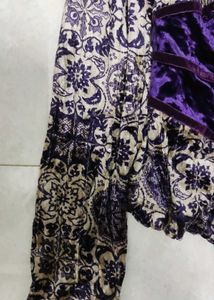 Purple Velvet Corset Jacket