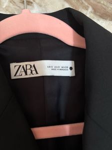 Zara Wool Blend Cropped Blazer