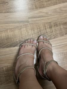 Golden Heels Shoe