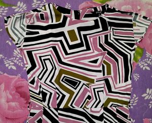 Geometric Print Bodycon Dress