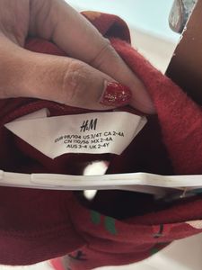 H&amp;M Christmas Santa Hoodie For Kids