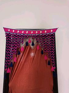 Beautiful Woolen Toran For Ganesh Festival