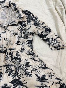 Tropical Print Dress