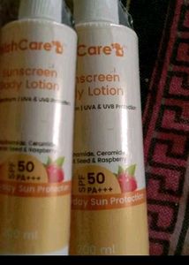 WishCare SPF50 Sunscreen Body Lotion