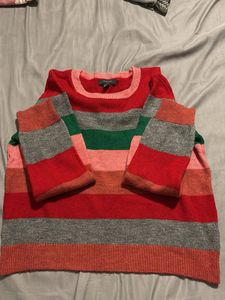 Striped Knit Sweater