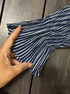 Blue Crushed Top