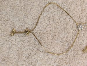 White Stone Hand Chain