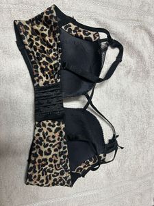Leopard Print Bra